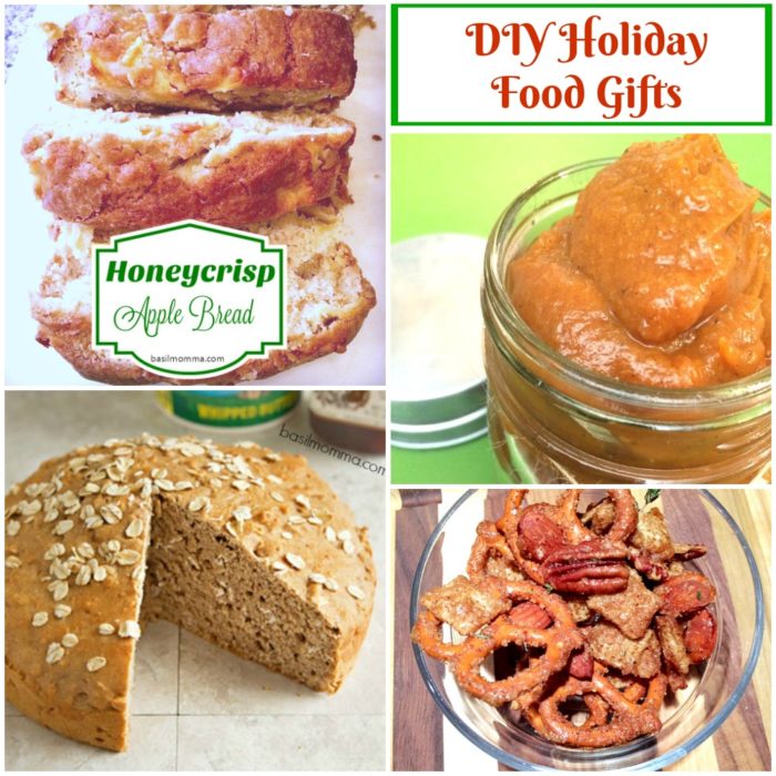 DIY Homemade Food Gifts - Make these homemade food gifts to give to family, friends, teachers, and others that you care about. They're inexpensive and let the person know that you care about them! | Recipes on basilmomma.com