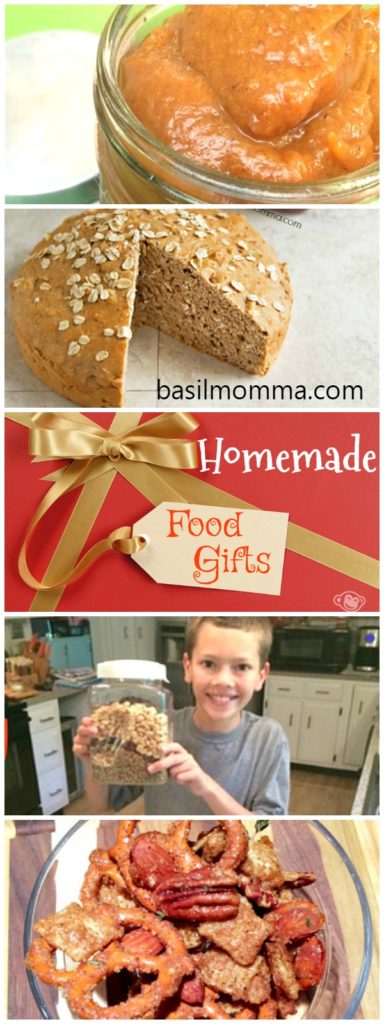 Homemade Food Gifts for the Holidays - Quick and easy recipes for food gifts that you can make and give as holiday gifts! | basilmomma.com